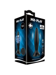 MR PLAY - WIEDERAUFLADBARER SCHWARZER VIBRATOR ANALSPLUG