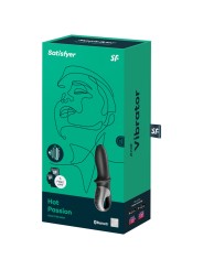 SATISFYER - HOT PASSION ANAL VIBRATOR APP BLACK