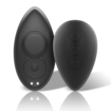 BLACK&SILVER - PRESTON WIEDERAUFLADBARER SILIKON-VIBRATOR-PANTIE SCHWA