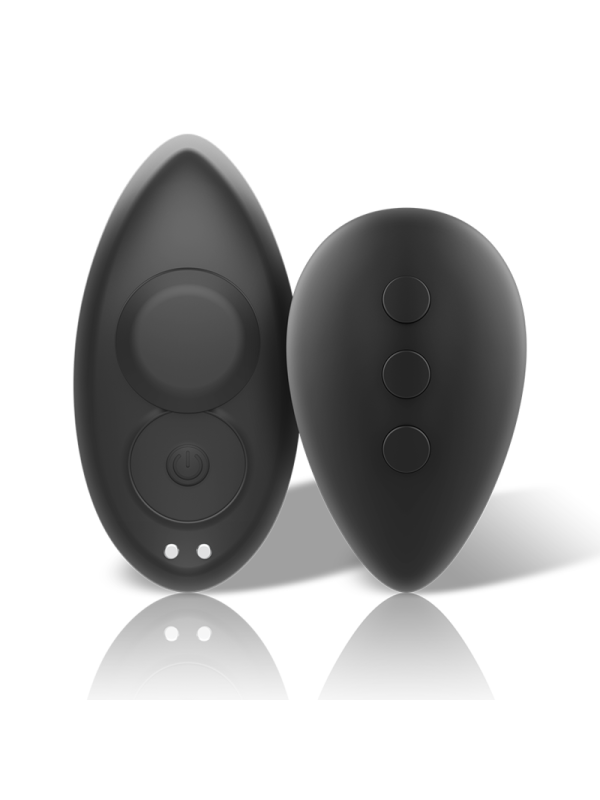 BLACK&SILVER - PANTALONE VIBRATORE IN SILICONE RICARICABILE PRESTON NE