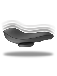 BLACK&SILVER - PRESTON WIEDERAUFLADBARER SILIKON-VIBRATOR-PANTIE SCHWA