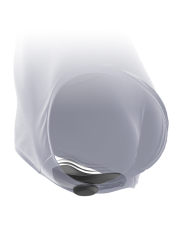 BLACK&SILVER - CULOTTE VIBRANTE RECHARGEABLE EN SILICONE PRESTON NOIRE