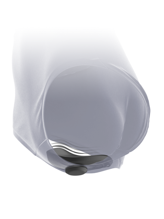 BLACK&SILVER - PANTALONE VIBRATORE IN SILICONE RICARICABILE PRESTON NE
