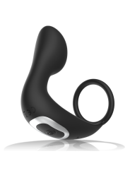 BLACK&SILVER - ANALMASSAGER MIT FERNBEDIENUNG, WIEDERAUFLADBARES SILIK