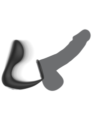 BLACK&SILVER - ANALMASSAGER MIT FERNBEDIENUNG, WIEDERAUFLADBARES SILIK