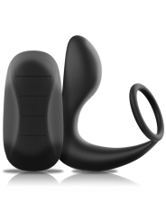 BLACK&SILVER - ANALMASSAGER MIT FERNBEDIENUNG, WIEDERAUFLADBARES SILIK