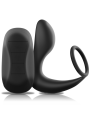BLACK&SILVER - MASSAGER ANAL COM CONTROLE REMOTO SILICONE RECARREGVEL 