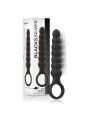 BLACK&SILVER - BOB POWERFUL SILICONE ANAL DILATOR