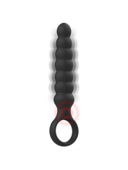 BLACK&SILVER - BOB POWERFUL SILICONE ANAL DILATOR