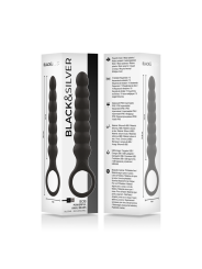 BLACK&SILVER - POTENTE DILATATORE ANALE IN SILICONE BOB
