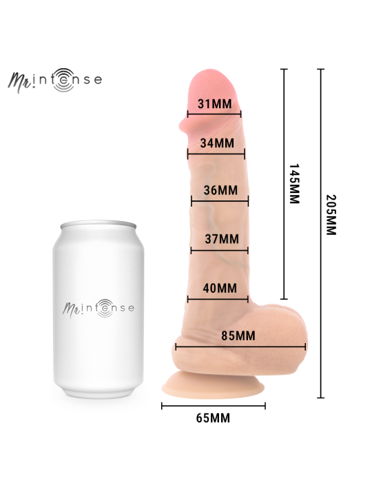 MR INTENSE - DANNY SILIKON-EJAKULATIONSDILDO 20,5 CM -Ø- 4 CM