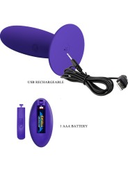PRETTY LOVE - VIBRATEUR ANAL YOUTH PLUG TÉLÉCOMMANDE VIOLET