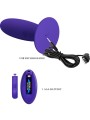 PRETTY LOVE - VIBRATEUR ANAL YOUTH PLUG TÉLÉCOMMANDE VIOLET