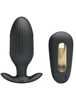 PRETTY LOVE - KELLY PLUG ANAL WIEDERAUFLADBARER VIBRATOR SCHWARZ
