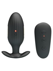 PRETTY LOVE - VIBRADOR RECARREGVEL ANAL KELLY PLUG PRETO