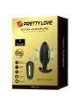 PRETTY LOVE - VIBRADOR RECARREGVEL ANAL KELLY PLUG PRETO