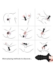 ARMONY - KYLIN FINGER VIBRATOR & ANAL PLUG REMOTE CONTROL BLACK