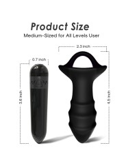 ARMONY - KYLIN FINGERVIBRATOR & ANALPLUG FERNBEDIENUNG SCHWARZ