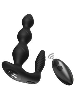 ARMONY - VIBRADOR E ESTIMULADOR MANFUN PLUG ANAL CONTROLE REMOTO PRETO