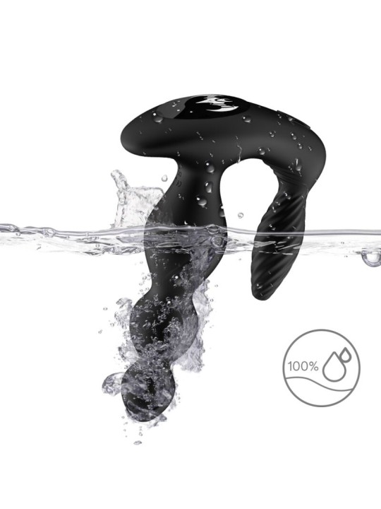 ARMONY - MANFUN VIBRATEUR & STIMULATEUR ANAL PLUG TÉLÉCOMMANDE NOIR