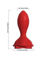 ARMONY - PINK VIBRATOR & ANAL PLUG SMALL REMOTE CONTROL RED