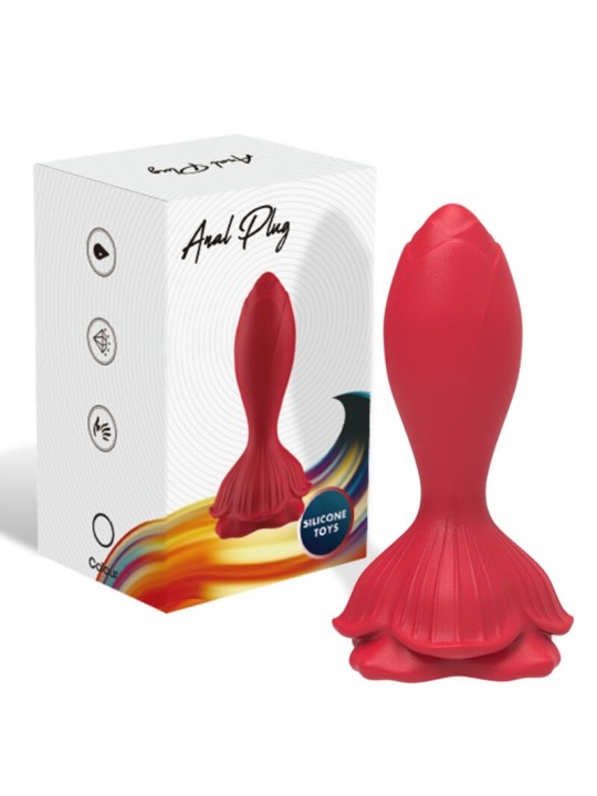 ARMONY - PINK VIBRATOR & ANAL PLUG SMALL REMOTE CONTROL RED