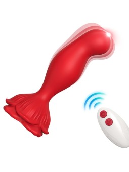 ARMONY - VIBRADOR ROSA E PLUG ANAL CONTROLE REMOTO VERMELHO