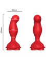 ARMONY - VIBRADOR ROSA E PLUG ANAL CONTROLE REMOTO VERMELHO