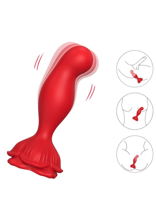 ARMONY - ROZE VIBRATOR & RODE ANALE PLUG MET AFSTANDSBEDIENING