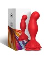 ARMONY - VIBRADOR ROSA E PLUG ANAL CONTROLE REMOTO VERMELHO