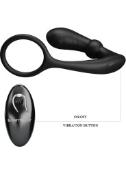 PRETTY LOVE - WARREN ZWARTE ANALE RING & VIBRATOR