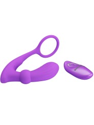 PRETTY LOVE - ANELLO WARREN E VIBRATORE ANALE VIOLA