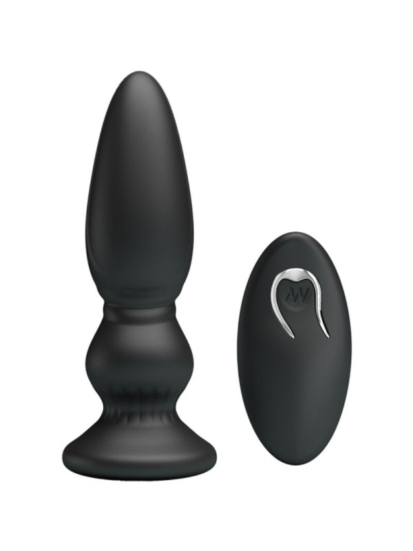 MR PLAY - PUISSANT VIBRATEUR TÉLÉCOMMANDE PLUG ANAL NOIR
