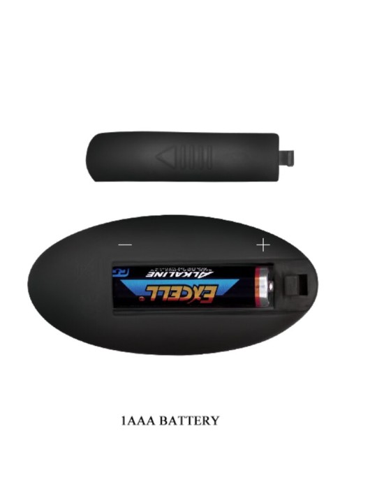 MR PLAY - KRACHTIGE VIBRATOR AFSTANDSBEDIENING ANALE PLUG ZWART