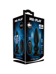 MR PLAY - PUISSANT VIBRATEUR TÉLÉCOMMANDE PLUG ANAL NOIR