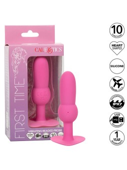 CALEXOTICS - FIRST TIME PLUG ANAL CON CUENCAS 10 VIBRACIONES ROSA