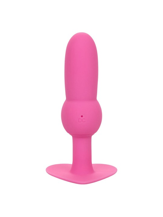 CALEXOTICS - FIRST TIME ANAL PLUG MIT PERLENSONDE 10 VIBRATIONEN ROSA