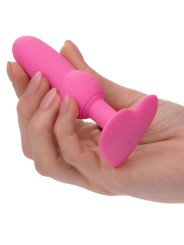 CALEXOTICS - FIRST TIME ANAL PLUG MIT PERLENSONDE 10 VIBRATIONEN ROSA