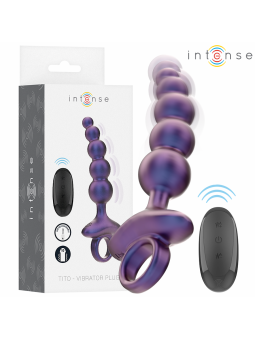 INTENSE - TITO PLUG ANAL VIBRADOR MODELO 3 CONTROL REMOTO