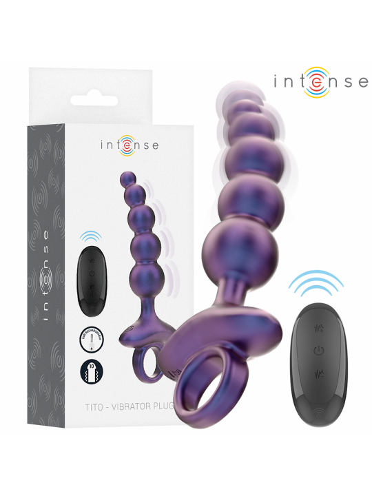 INTENSE - TITO ANAL PLUG VIBRATOR MODEL 3 AFSTANDSBEDIENING
