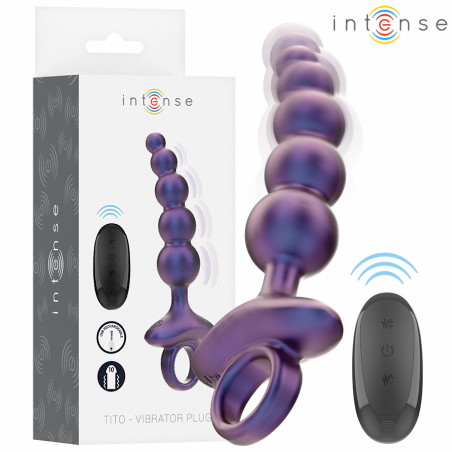 INTENSE - TITO ANAL PLUG VIBRATOR MODEL 3 AFSTANDSBEDIENING