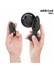 ADDICTED TOYS - PLUG ANALE CON LINGUA VIBRANTE E TELECOMANDO