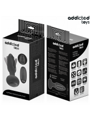 ADDICTED TOYS - ANALE PLUG MET VIBRERENDE TONG EN AFSTANDSBEDIENING