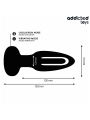 ADDICTED TOYS - PLUG ANAL COM LÍNGUA VIBRATÓRIA E CONTROLE REMOTO