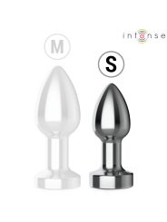 INTENSE - VIBRERENDE METALEN ANAALPLUG MET LED-LAMPJES EN AFSTANDSBEDI