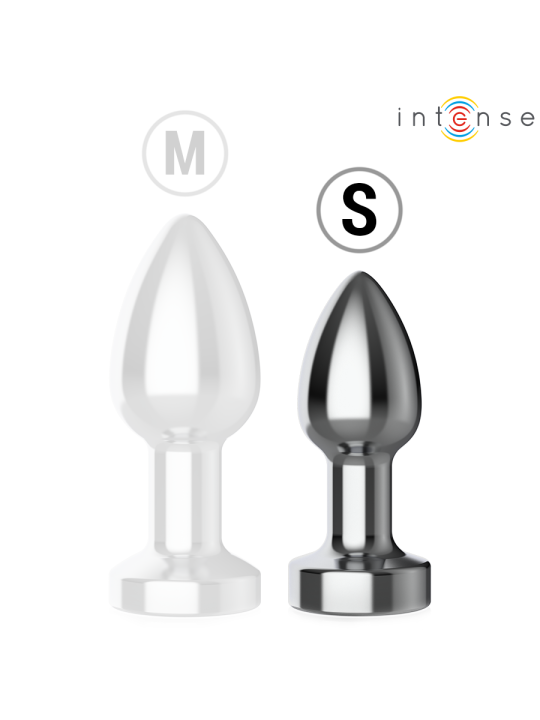 INTENSE - VIBRERENDE METALEN ANAALPLUG MET LED-LAMPJES EN AFSTANDSBEDI
