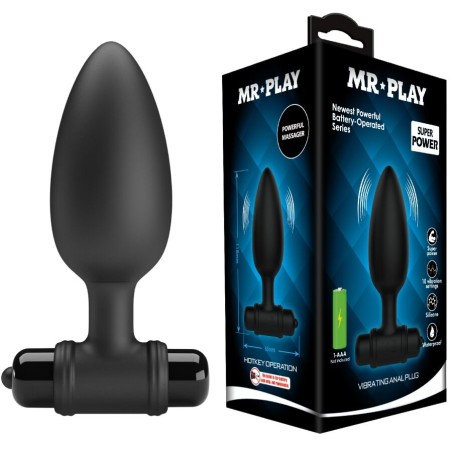 MR PLAY - SUPER POWER ANALE PLUG MET VIBRATIE