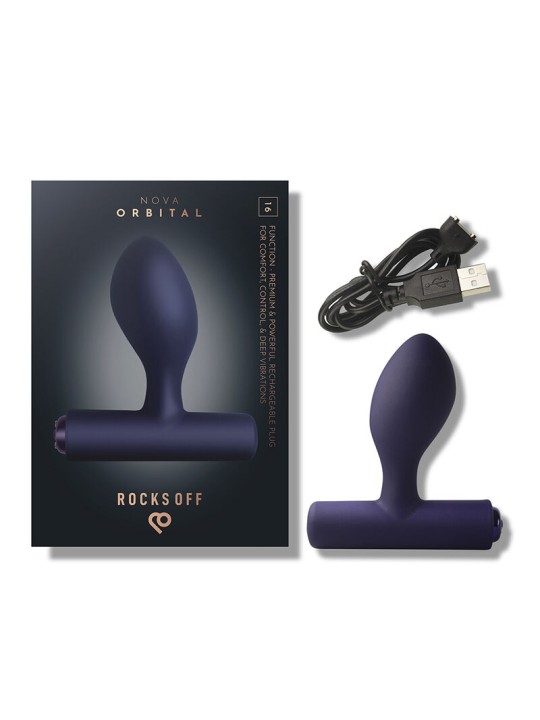 ROCKS-OFF - NOVA ORBITAL RECHARGEABLE PREMIUM & POWERFUL ANAL PLUG 16 