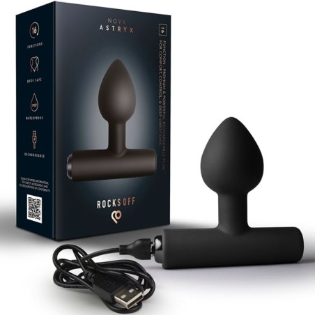 ROCKS-OFF - NOVA ASTRYX RECHARGEABLE PREMIUM & POWERFUL ANAL PLUG 16 F