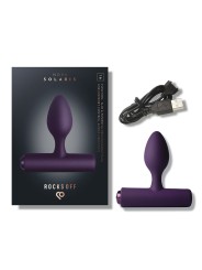 ROCKS-OFF - MINI VARINHA RECARREGÁVEL COM 16 FUNÇÕES ROSA PEÔNIA